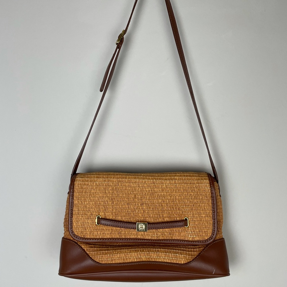 Etienne Aigner Wicker Handbag